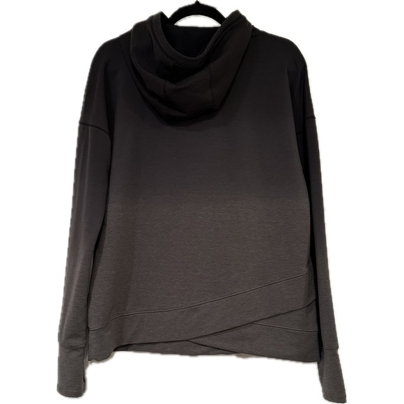 Calia Carrie Underwood Hoodie Size Medium Womens Gray Effortless Dip Dye Ombre - Picture 2 of 7